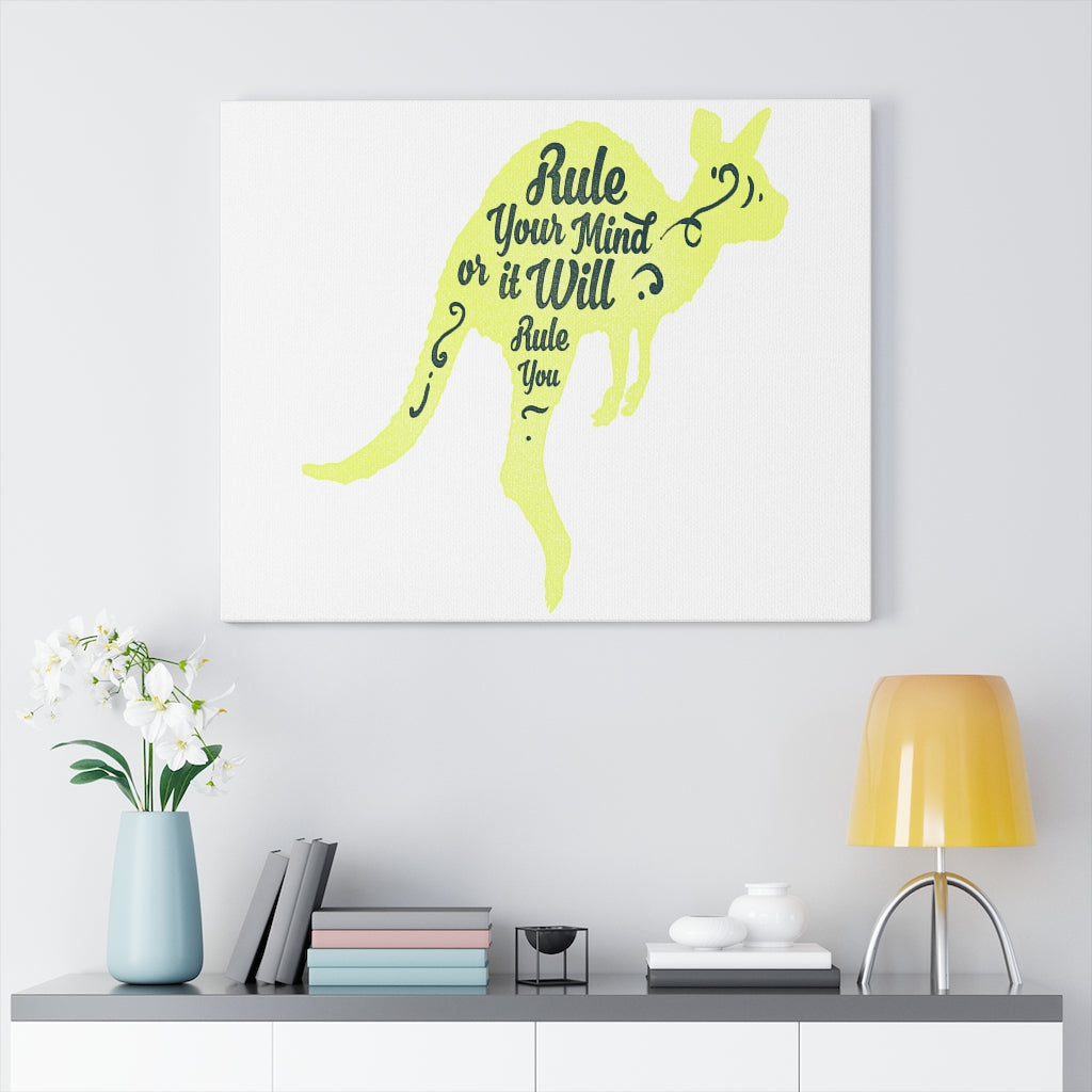 Scripture Walls Inspirational Wall Art Rule Your Mind Wall Art Motivation Wall Decor for Home Office Gym Inspiring Success Quote Print Ready to Hang Unframed-Express Your Love Gifts