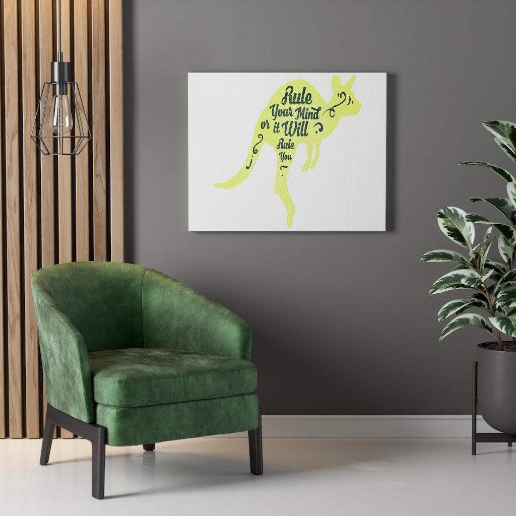 Scripture Walls Inspirational Wall Art Rule Your Mind Wall Art Motivation Wall Decor for Home Office Gym Inspiring Success Quote Print Ready to Hang Unframed-Express Your Love Gifts