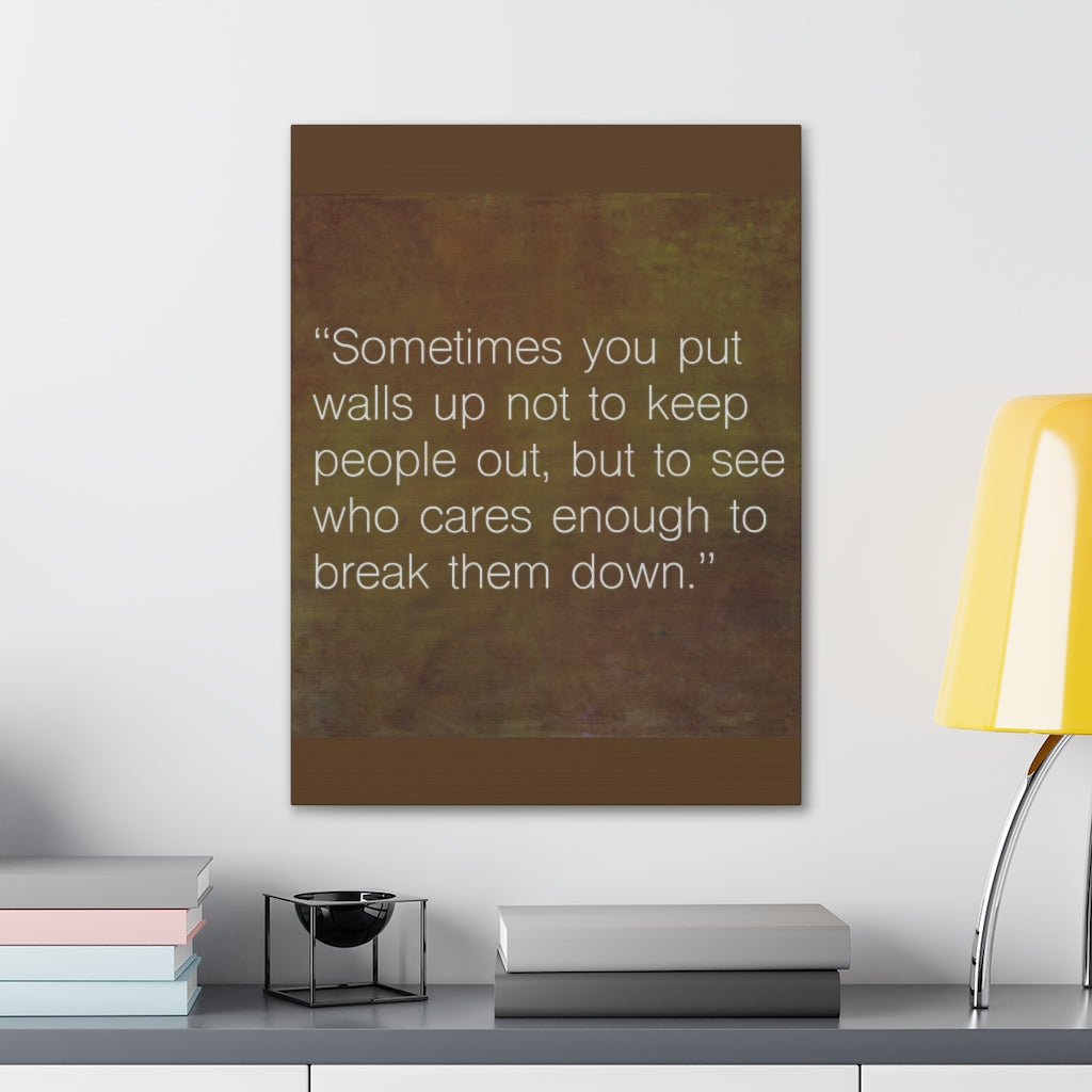 Scripture Walls Inspirational Wall Art See Who Cares Enough Motivation Wall Decor for Home Office Gym Inspiring Success Quote Print Ready to Hang Unframed-Express Your Love Gifts