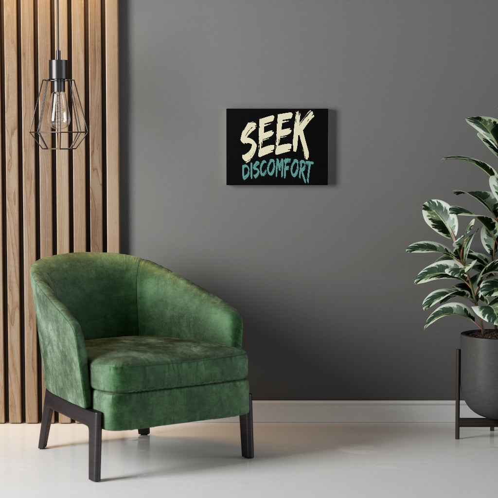 Scripture Walls Inspirational Wall Art Seek Discomfort Wall Art Motivation Wall Decor for Home Office Gym Inspiring Success Quote Print Ready to Hang Unframed-Express Your Love Gifts