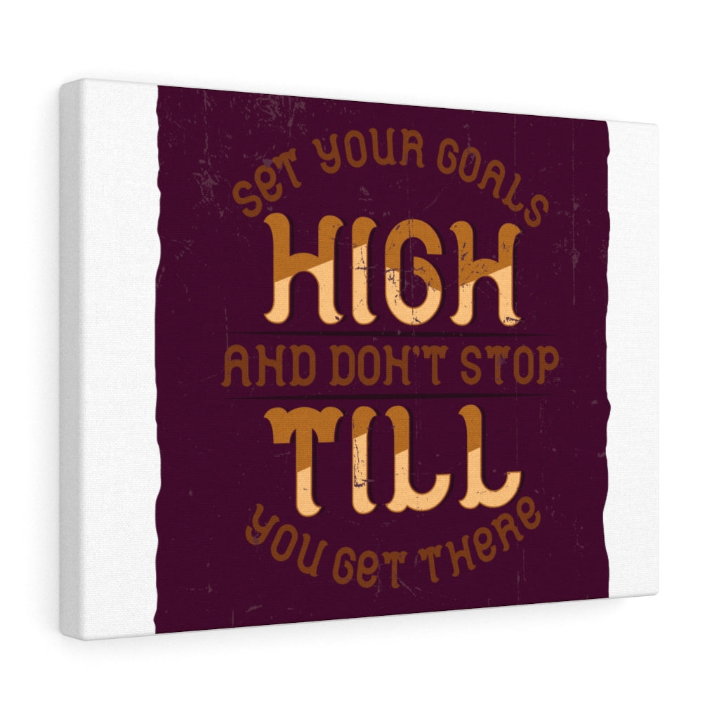 Scripture Walls Inspirational Wall Art Set Your Goals Wall Art Motivational Motto Inspiring Prints Artwork Decor Ready to Hang Unframed-Express Your Love Gifts