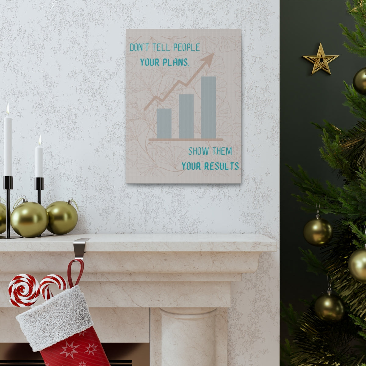 Scripture Walls Inspirational Wall Art Show Your Results Motivation Wall Decor for Home Office Gym Inspiring Success Quote Print Ready to Hang Unframed-Express Your Love Gifts