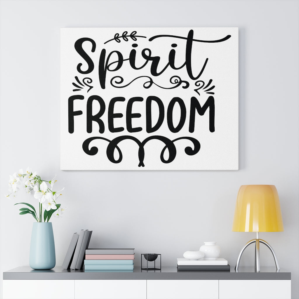 Scripture Walls Inspirational Wall Art Spirit Freedom Wall Art Motivation Wall Decor for Home Office Gym Inspiring Success Quote Print Ready to Hang Unframed-Express Your Love Gifts