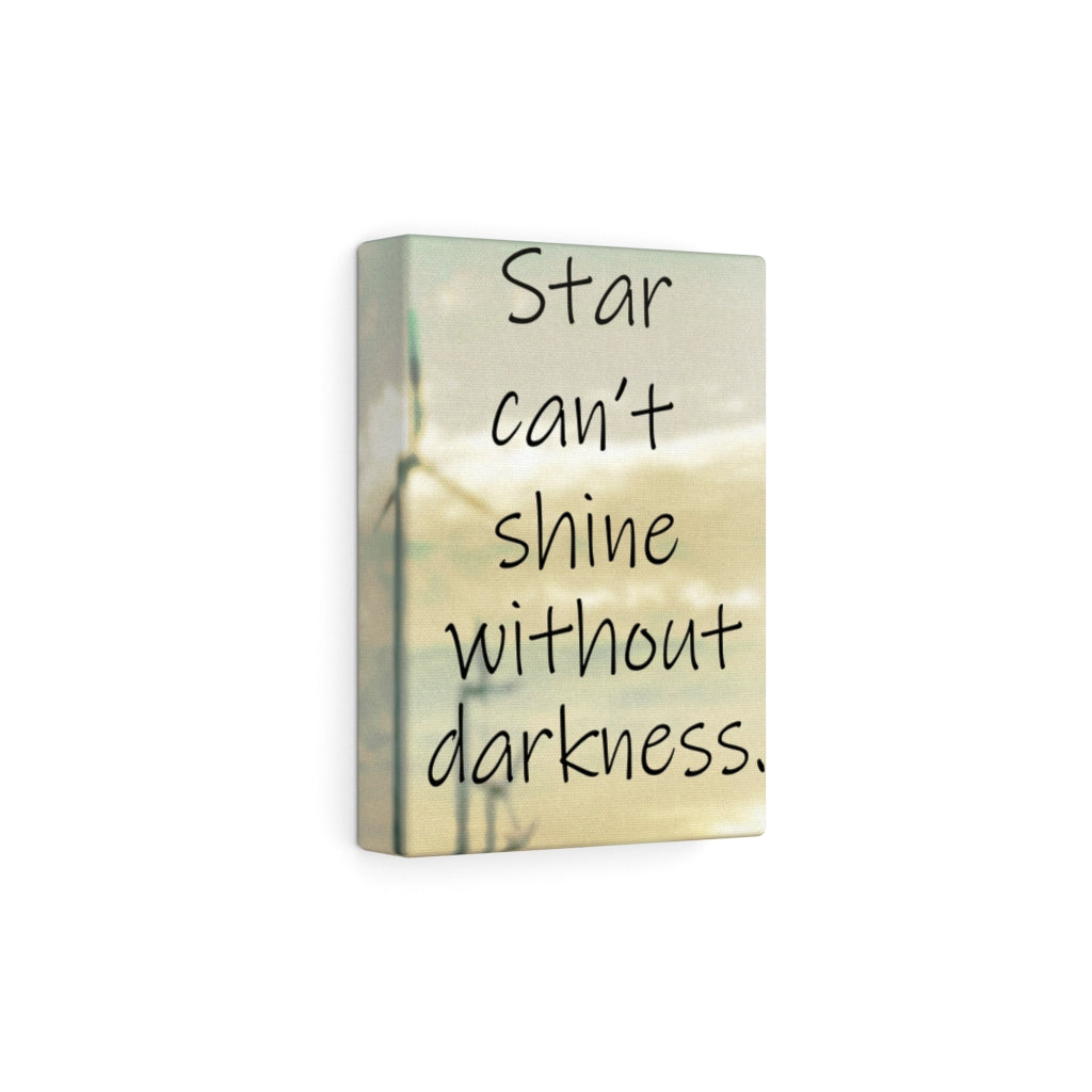Scripture Walls Inspirational Wall Art Star Can't Shine Without Darkness Motivational Print Ready to Hang Artwork Unframed-Express Your Love Gifts