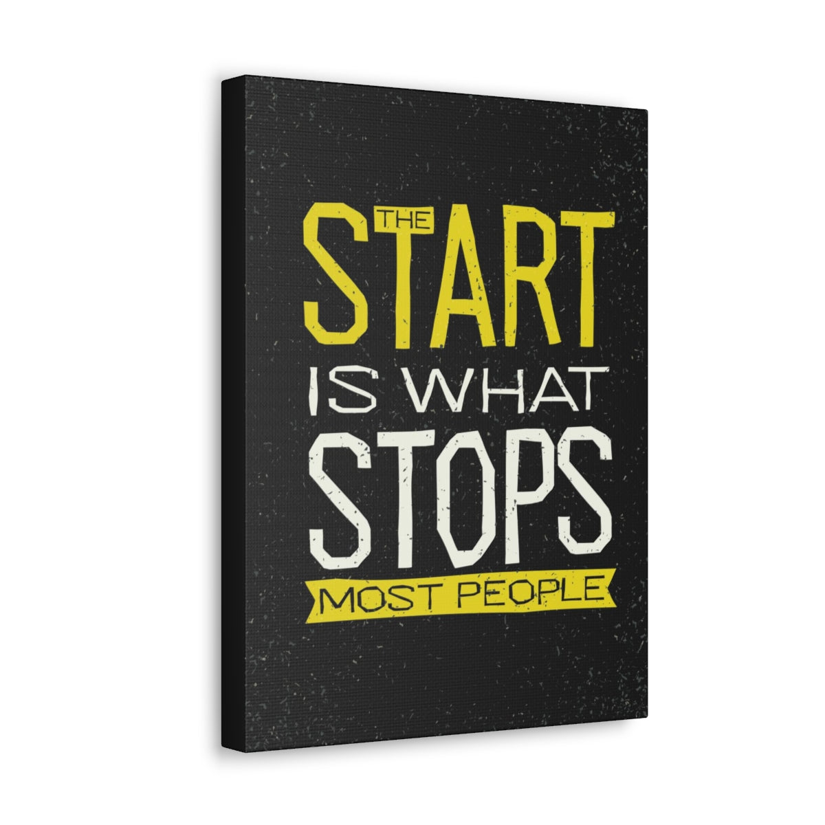 Scripture Walls Inspirational Wall Art Start Is What Stops Most People Motivation Wall Decor for Home Office Gym Inspiring Success Quote Print Ready to Hang Unframed-Express Your Love Gifts