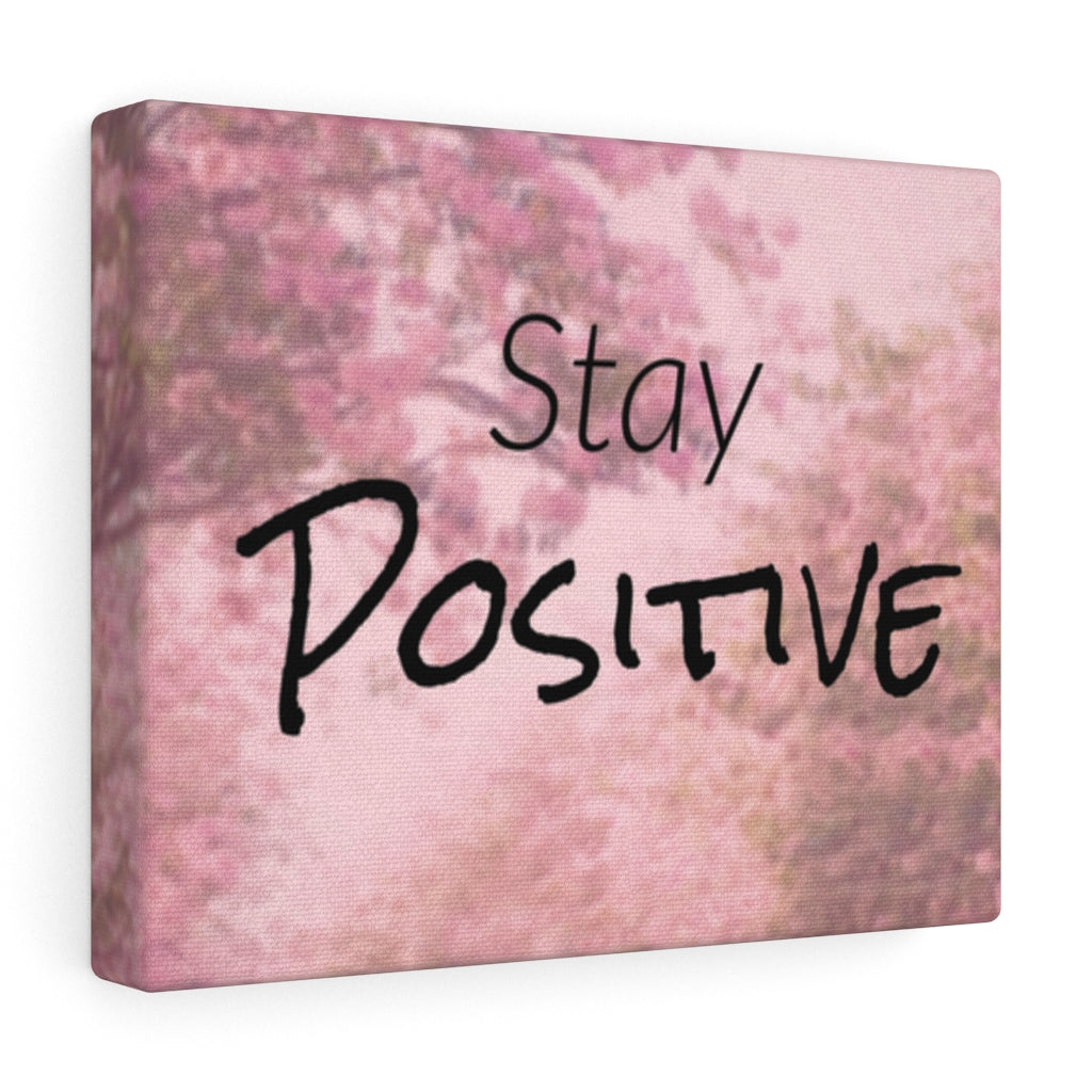 Scripture Walls Inspirational Wall Art Stay Positive Pink Motivational Print Ready to Hang Artwork Unframed-Express Your Love Gifts