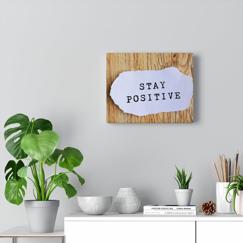 Scripture Walls Inspirational Wall Art Stay Positive Plain Motivational Print Ready to Hang Artwork Unframed-Express Your Love Gifts