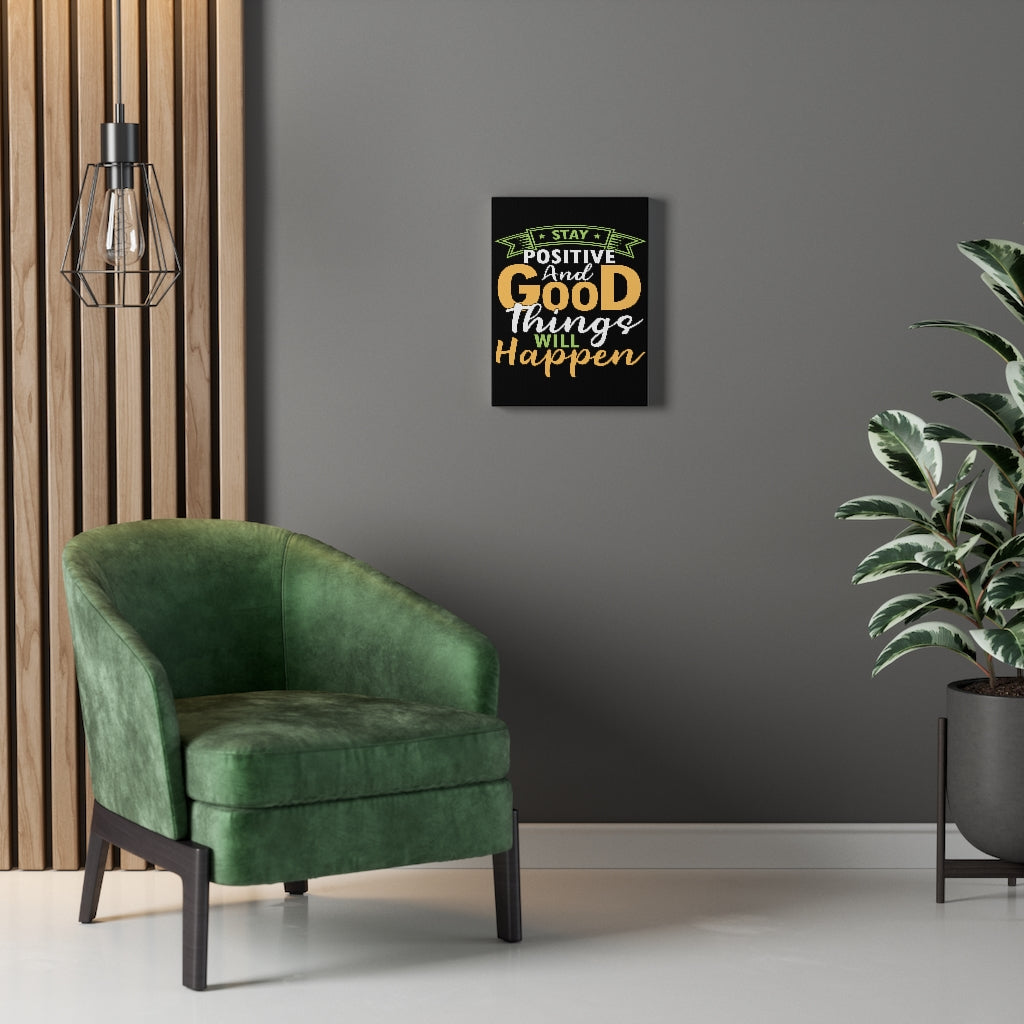 Scripture Walls Inspirational Wall Art Stay Positive Wall Art Motivation Wall Decor for Home Office Gym Inspiring Success Quote Print Ready to Hang Unframed-Express Your Love Gifts
