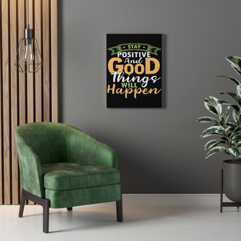 Scripture Walls Inspirational Wall Art Stay Positive Wall Art Motivation Wall Decor for Home Office Gym Inspiring Success Quote Print Ready to Hang Unframed-Express Your Love Gifts