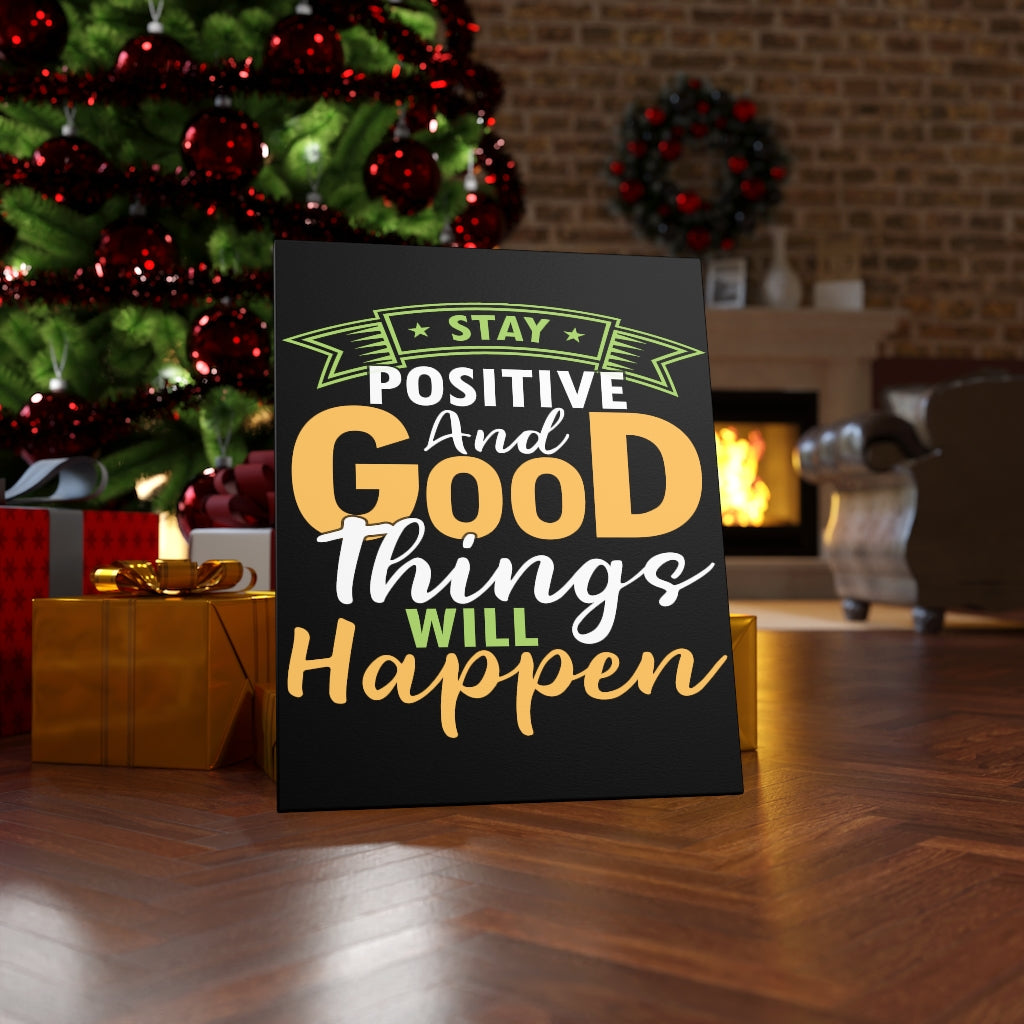 Scripture Walls Inspirational Wall Art Stay Positive Wall Art Motivation Wall Decor for Home Office Gym Inspiring Success Quote Print Ready to Hang Unframed-Express Your Love Gifts