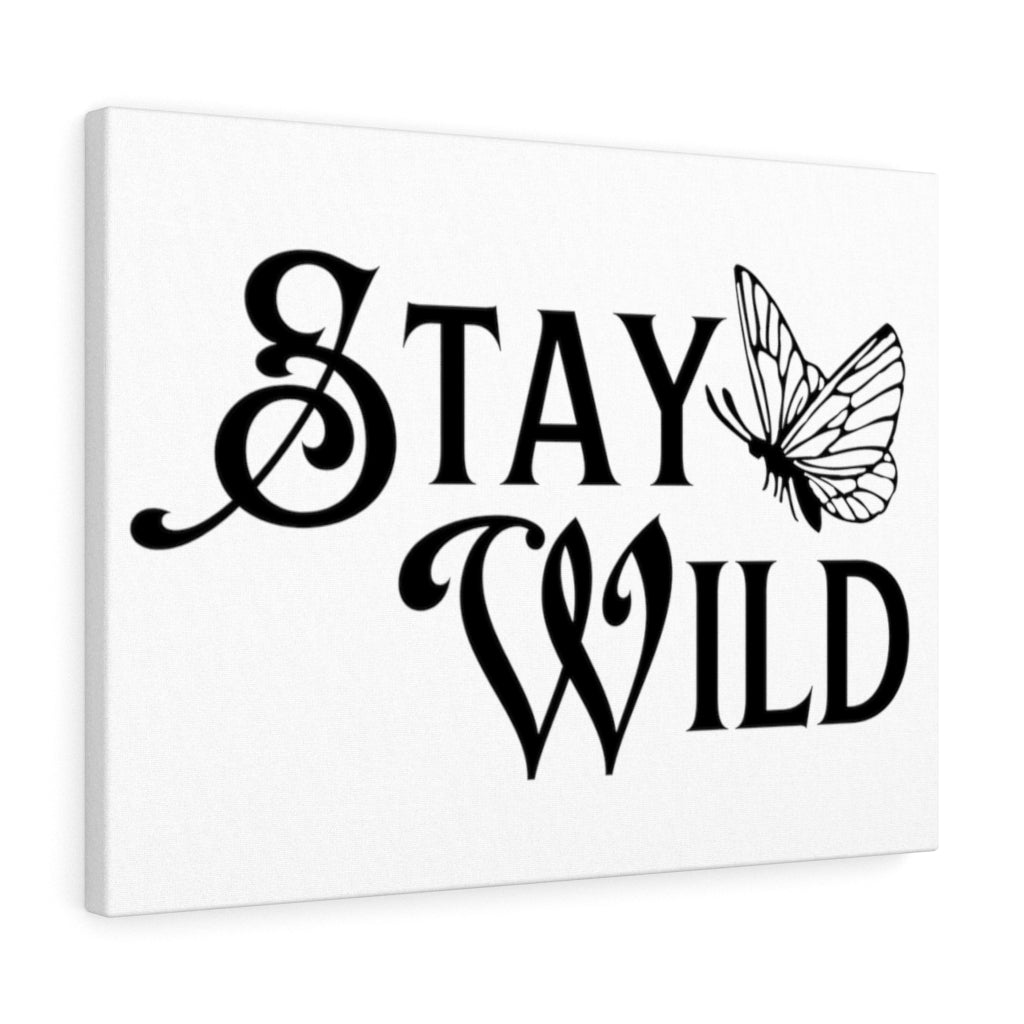 Scripture Walls Inspirational Wall Art Stay Wild Butterfly Wall Art Motivation Wall Decor for Home Office Gym Inspiring Success Quote Print Ready to Hang Unframed-Express Your Love Gifts