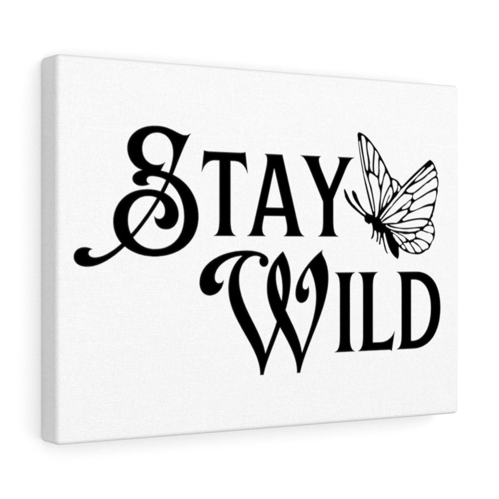 Scripture Walls Inspirational Wall Art Stay Wild Butterfly Wall Art Motivation Wall Decor for Home Office Gym Inspiring Success Quote Print Ready to Hang Unframed-Express Your Love Gifts