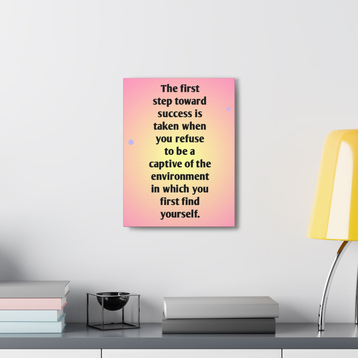 Scripture Walls Inspirational Wall Art Step Toward Success Motivation Wall Decor for Home Office Gym Inspiring Success Quote Print Ready to Hang Unframed-Express Your Love Gifts
