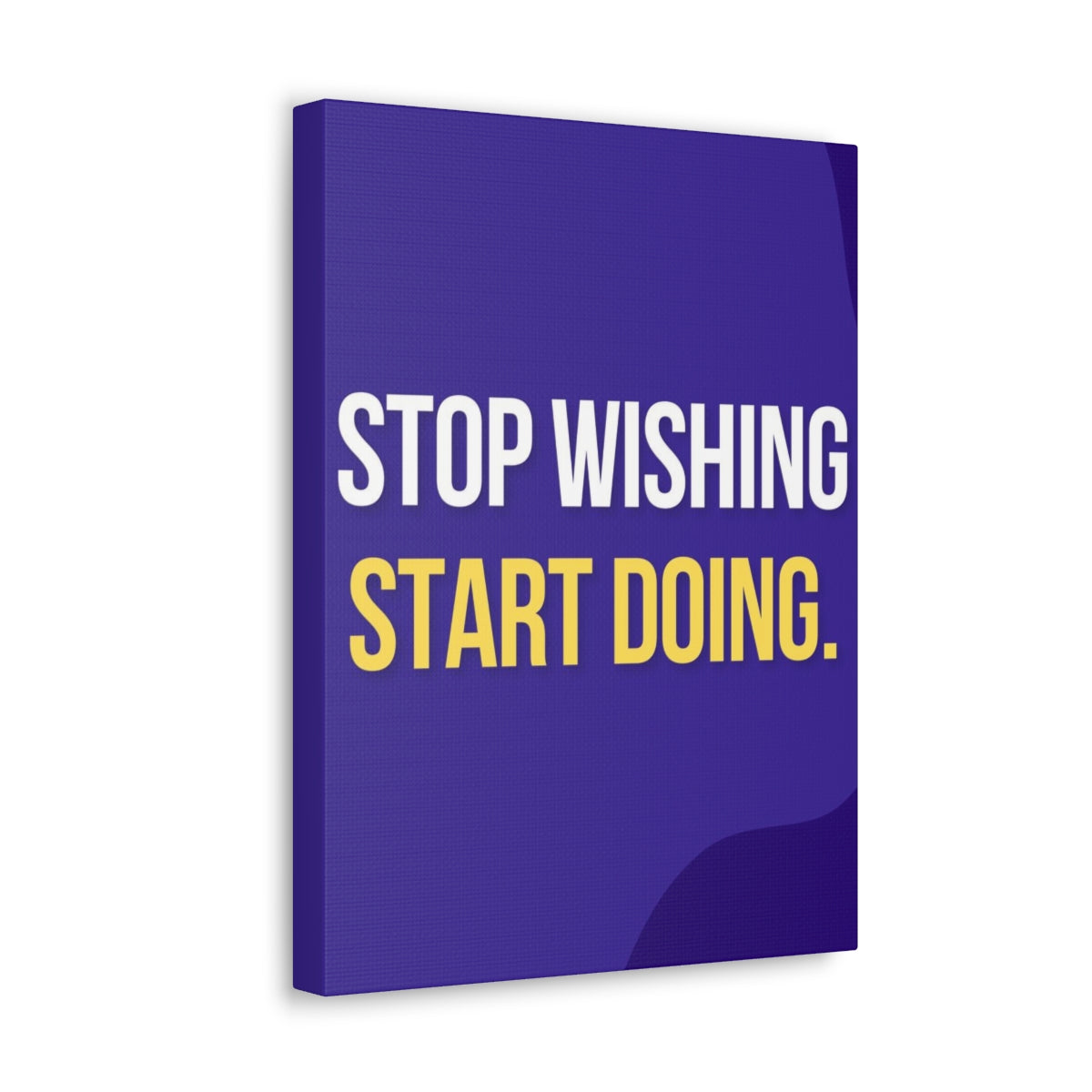 Scripture Walls Inspirational Wall Art Stop Wishing Start Doing Motivation Wall Decor for Home Office Gym Inspiring Success Quote Print Ready to Hang Unframed-Express Your Love Gifts