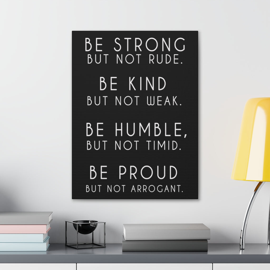 Scripture Walls Inspirational Wall Art Strong But Not Rude Motivation Wall Decor for Home Office Gym Inspiring Success Quote Print Ready to Hang Unframed-Express Your Love Gifts