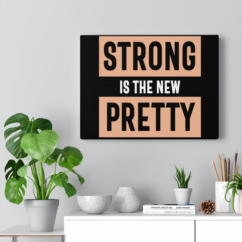 Scripture Walls Inspirational Wall Art Strong Is The New Pretty Wall Art Motivation Wall Decor for Home Office Gym Inspiring Success Quote Print Ready to Hang Unframed-Express Your Love Gifts