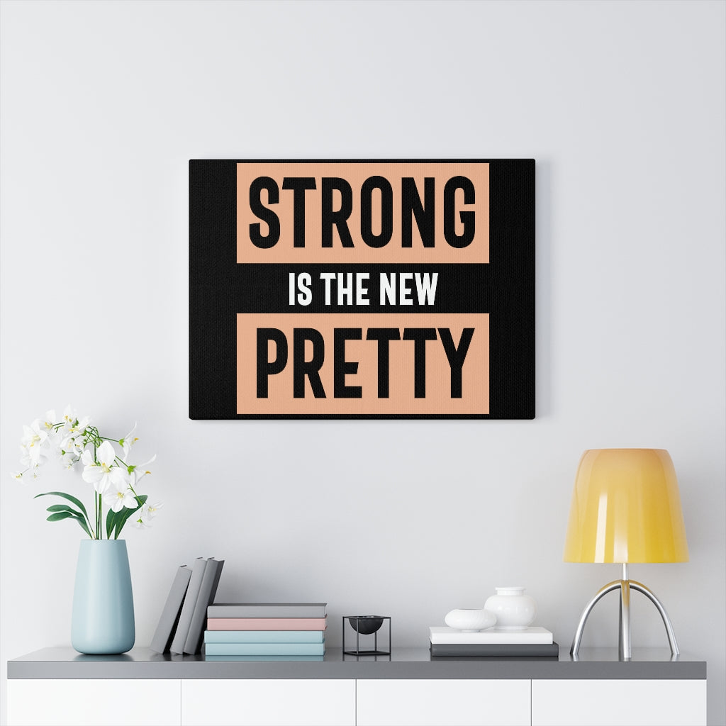 Scripture Walls Inspirational Wall Art Strong Is The New Pretty Wall Art Motivation Wall Decor for Home Office Gym Inspiring Success Quote Print Ready to Hang Unframed-Express Your Love Gifts
