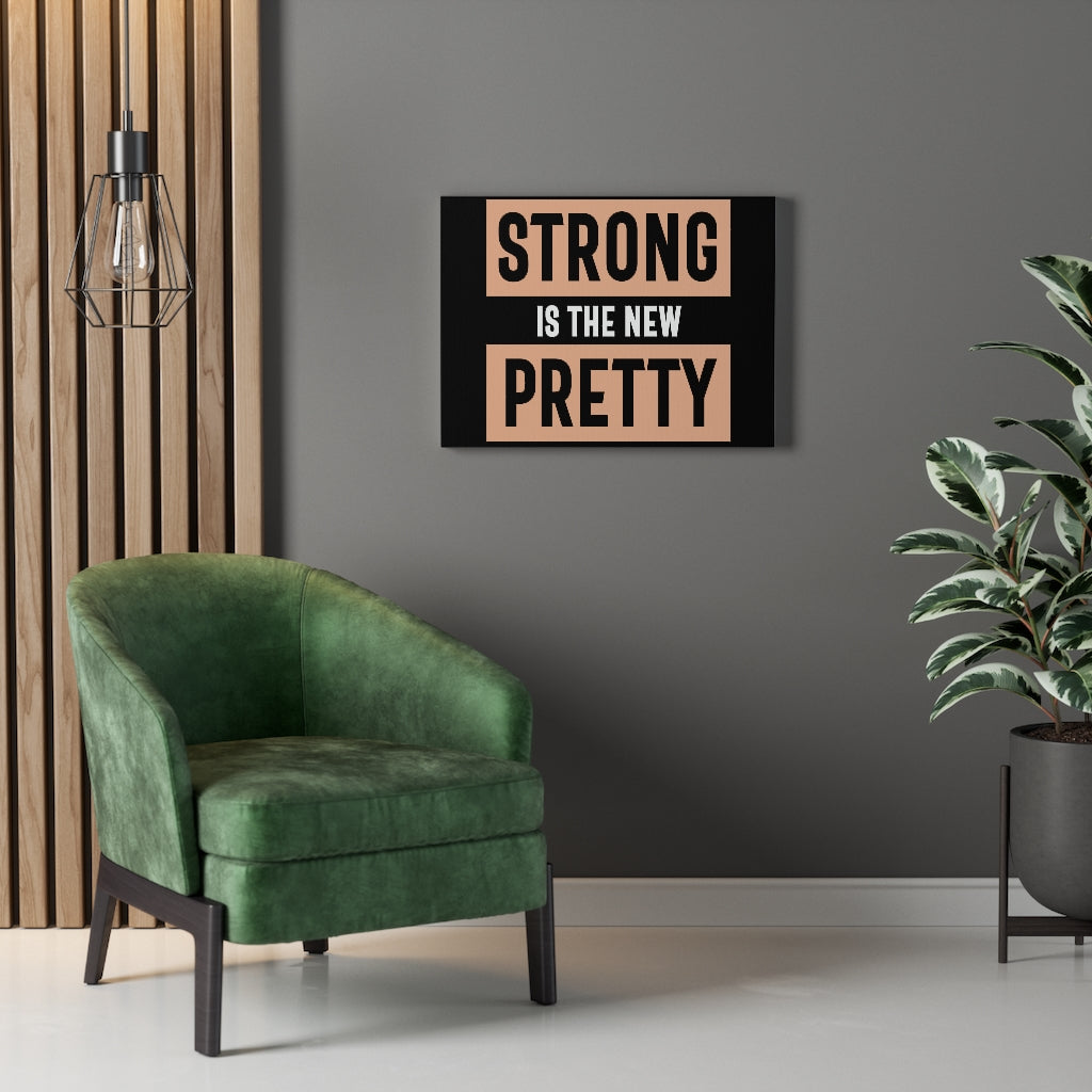 Scripture Walls Inspirational Wall Art Strong Is The New Pretty Wall Art Motivation Wall Decor for Home Office Gym Inspiring Success Quote Print Ready to Hang Unframed-Express Your Love Gifts