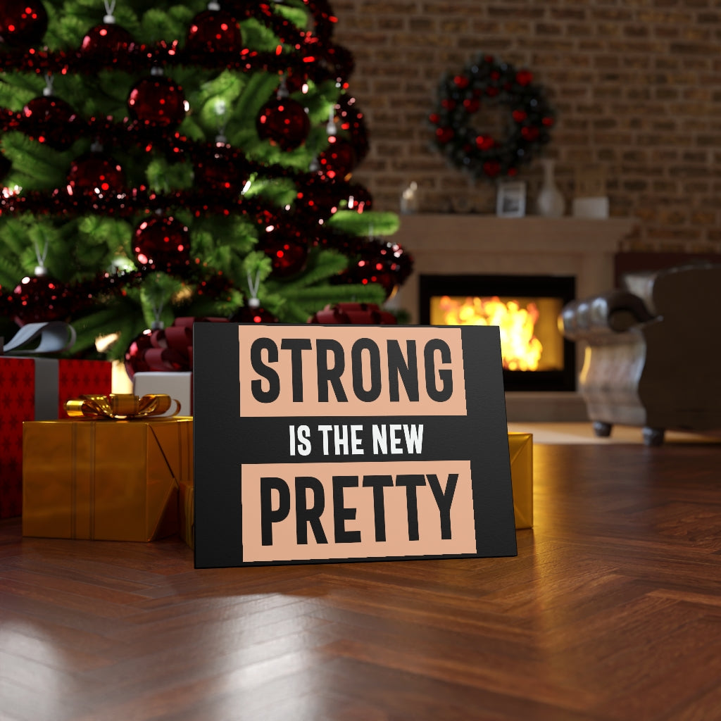 Scripture Walls Inspirational Wall Art Strong Is The New Pretty Wall Art Motivation Wall Decor for Home Office Gym Inspiring Success Quote Print Ready to Hang Unframed-Express Your Love Gifts