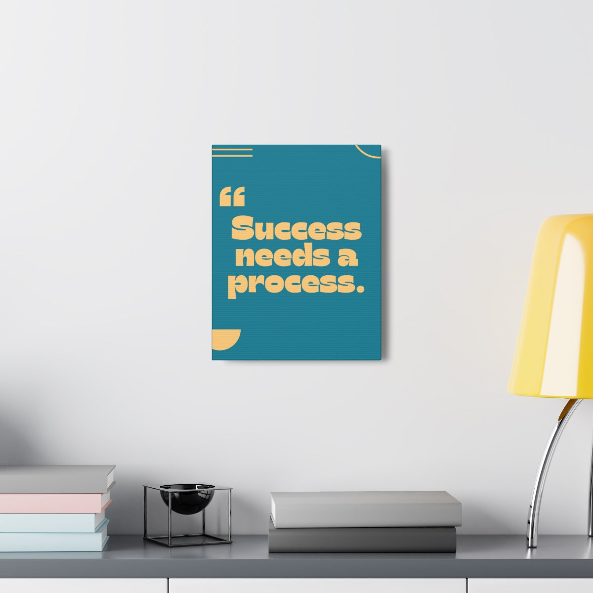 Scripture Walls Inspirational Wall Art Success Needs Process Motivation Wall Decor for Home Office Gym Inspiring Success Quote Print Ready to Hang Unframed-Express Your Love Gifts