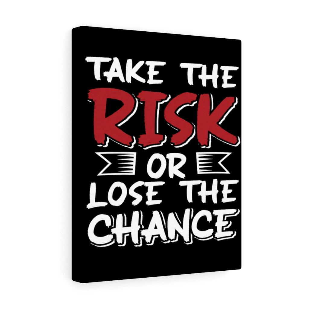 Scripture Walls Inspirational Wall Art Take The Risk Or Lose The Change Wall Art Motivation Wall Decor for Home Office Gym Inspiring Success Quote Print Ready to Hang Unframed-Express Your Love Gifts