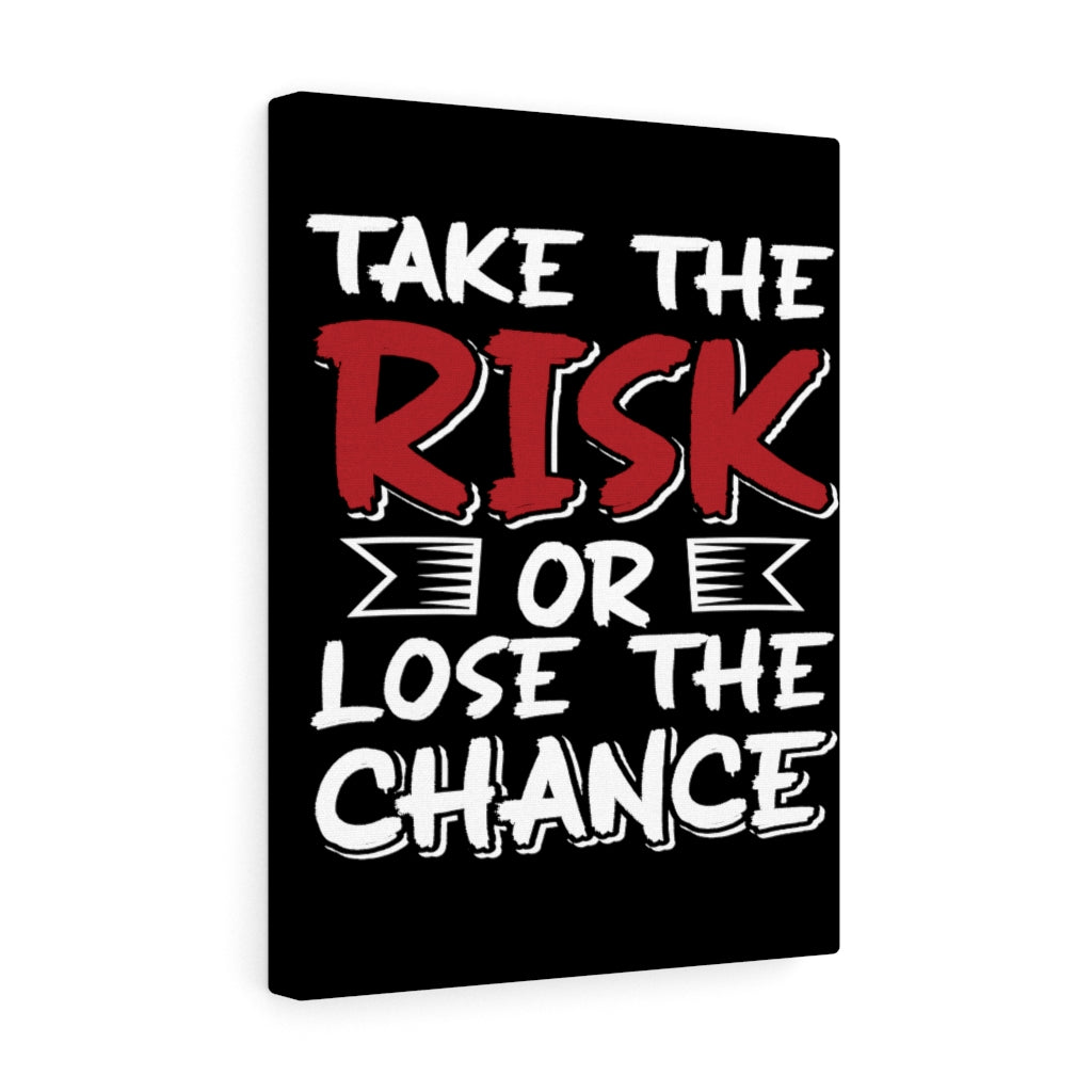 Scripture Walls Inspirational Wall Art Take The Risk Or Lose The Change Wall Art Motivation Wall Decor for Home Office Gym Inspiring Success Quote Print Ready to Hang Unframed-Express Your Love Gifts
