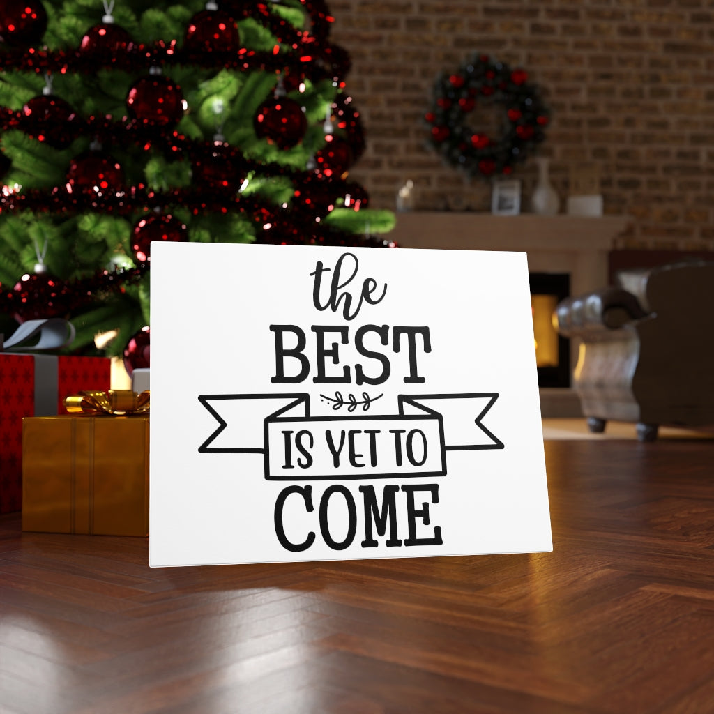 Scripture Walls Inspirational Wall Art The Best Is Yet To Come Wall Art Motivation Wall Decor for Home Office Gym Inspiring Success Quote Print Ready to Hang Unframed-Express Your Love Gifts