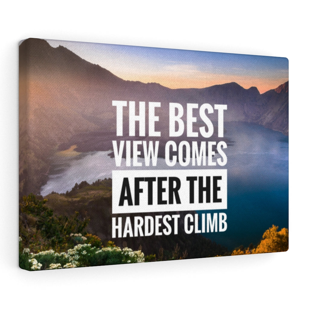 Scripture Walls Inspirational Wall Art The Best View Lake Motivational Print Ready to Hang Artwork Unframed-Express Your Love Gifts