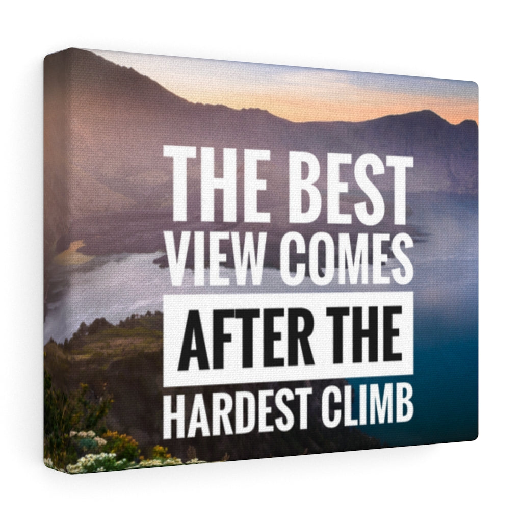 Scripture Walls Inspirational Wall Art The Best View Lake Motivational Print Ready to Hang Artwork Unframed-Express Your Love Gifts