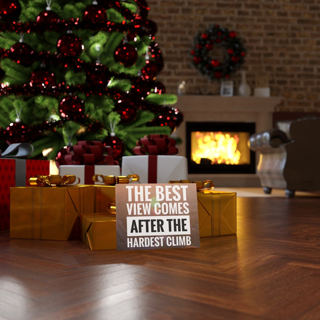 Scripture Walls Inspirational Wall Art The Best View Motivational Print Ready to Hang Artwork Unframed-Express Your Love Gifts