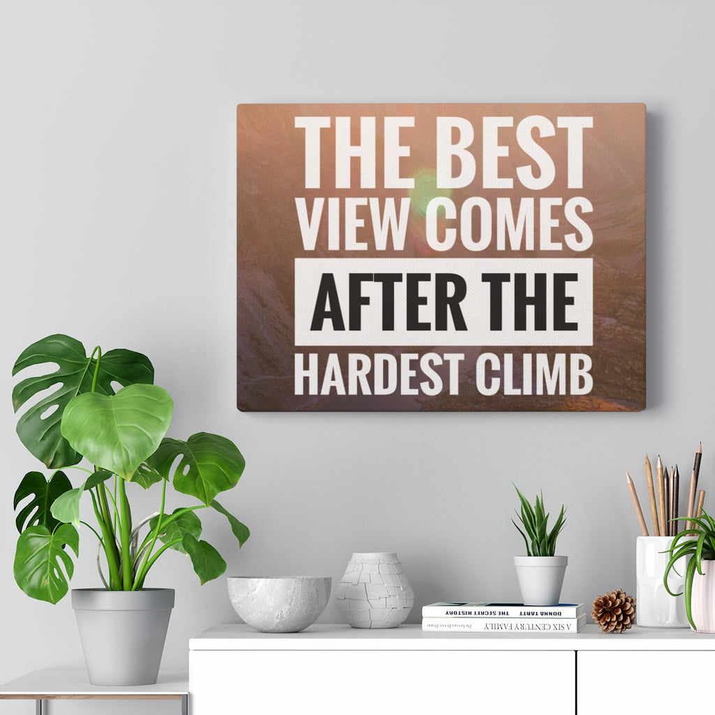 Scripture Walls Inspirational Wall Art The Best View Motivational Print Ready to Hang Artwork Unframed-Express Your Love Gifts