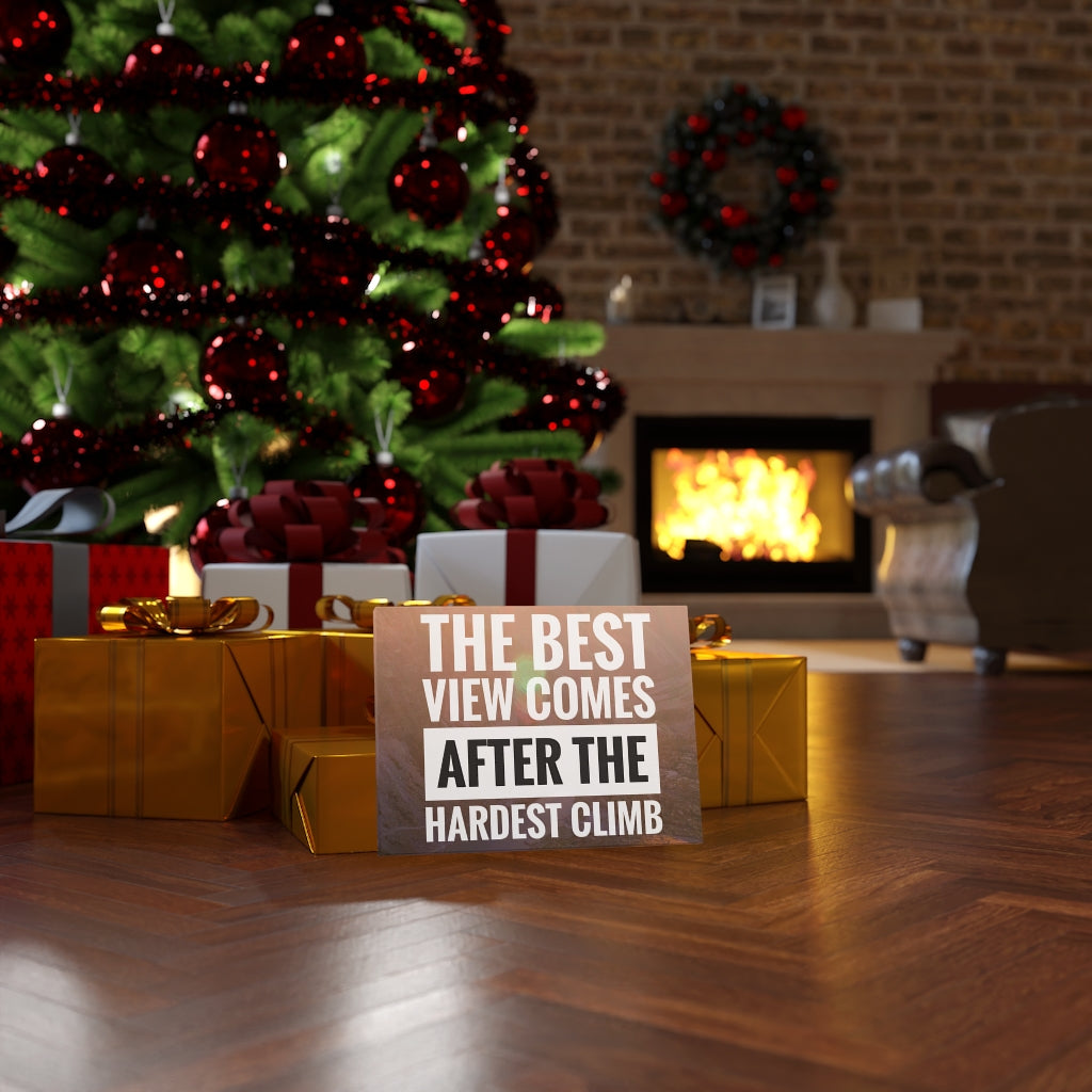 Scripture Walls Inspirational Wall Art The Best View Motivational Print Ready to Hang Artwork Unframed-Express Your Love Gifts