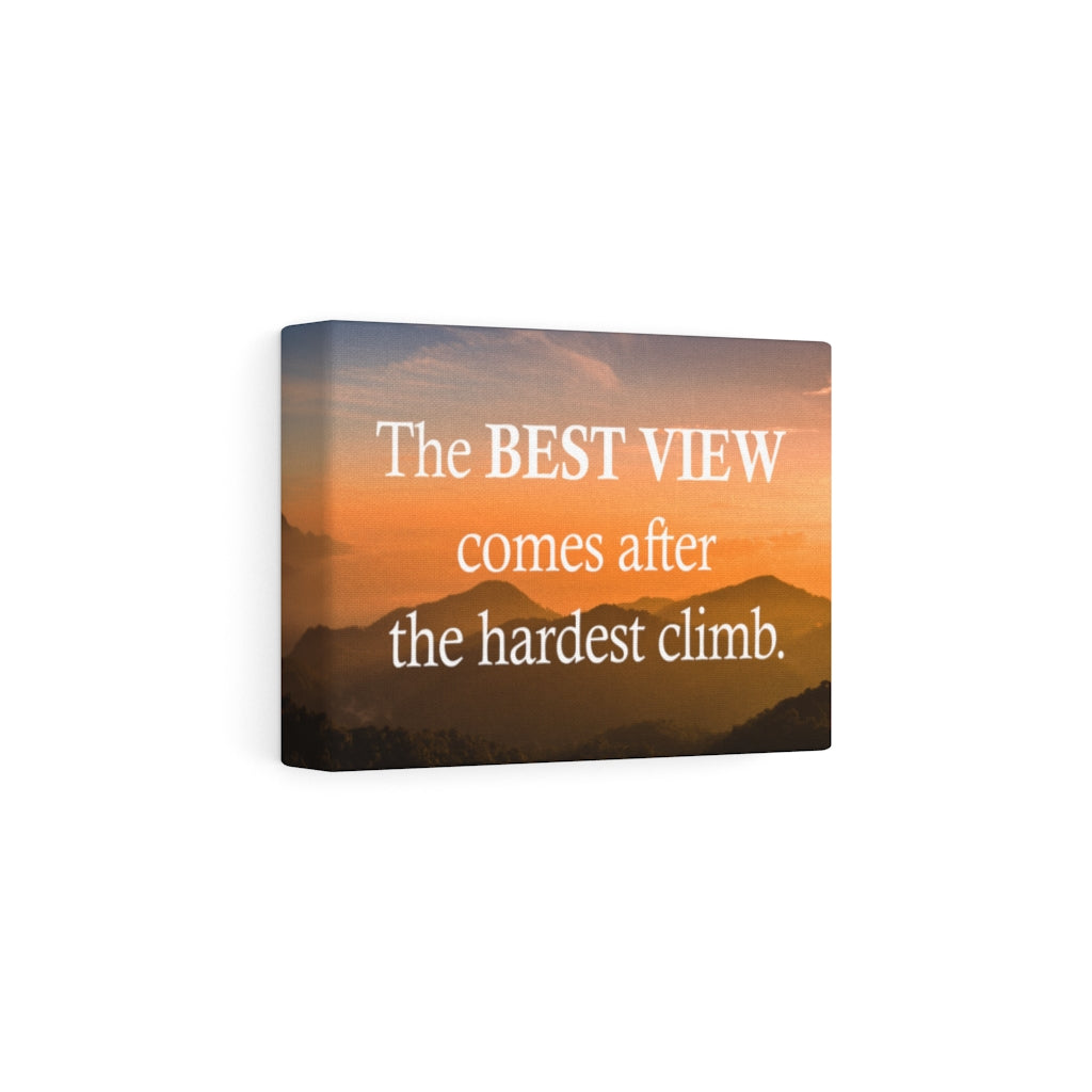 Scripture Walls Inspirational Wall Art The Best View Orange Motivational Print Ready to Hang Artwork Unframed-Express Your Love Gifts