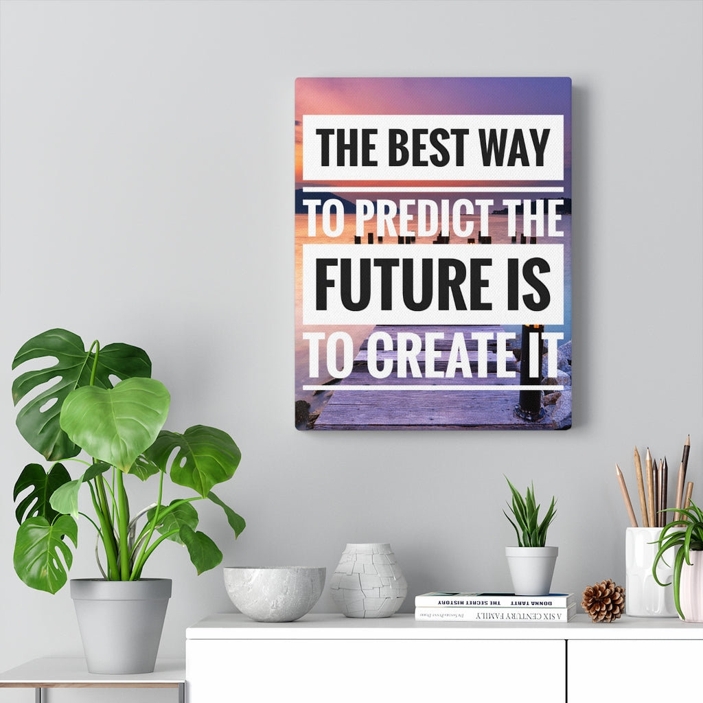 Scripture Walls Inspirational Wall Art The Best Way To Predict Motivational Print Ready to Hang Artwork Unframed-Express Your Love Gifts
