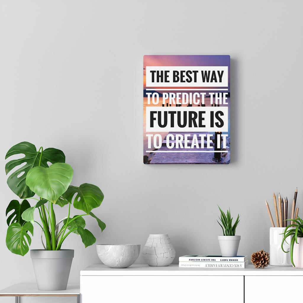 Scripture Walls Inspirational Wall Art The Best Way To Predict Motivational Print Ready to Hang Artwork Unframed-Express Your Love Gifts