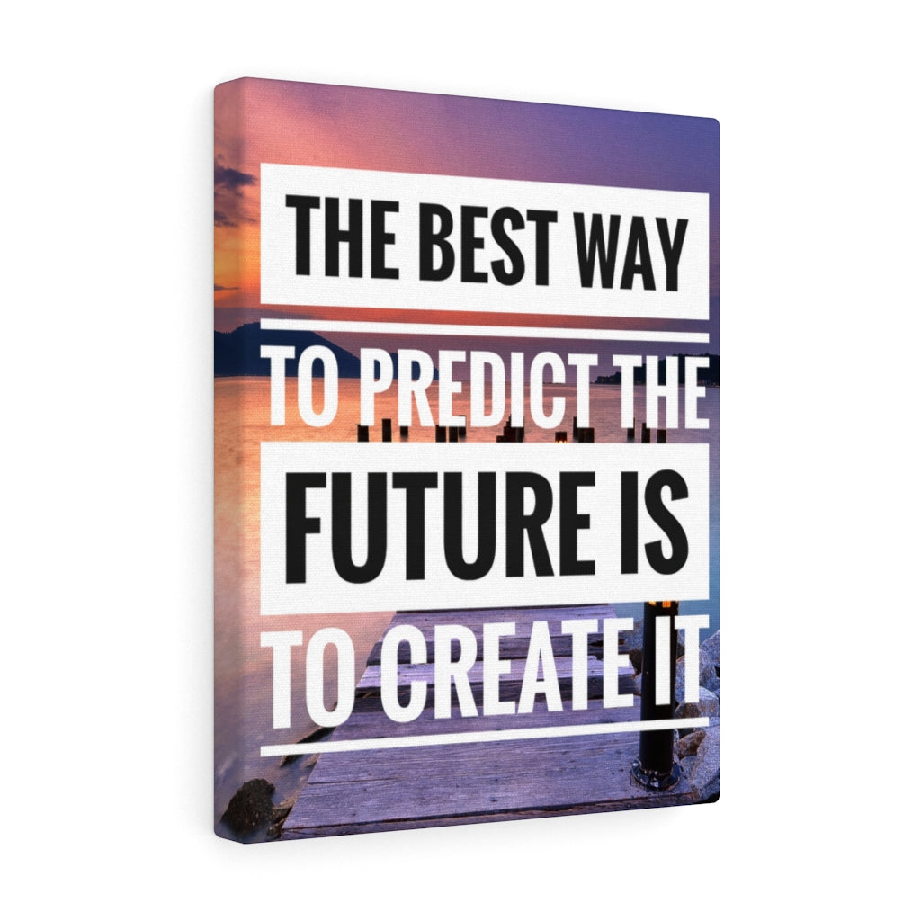 Scripture Walls Inspirational Wall Art The Best Way To Predict Motivational Print Ready to Hang Artwork Unframed-Express Your Love Gifts