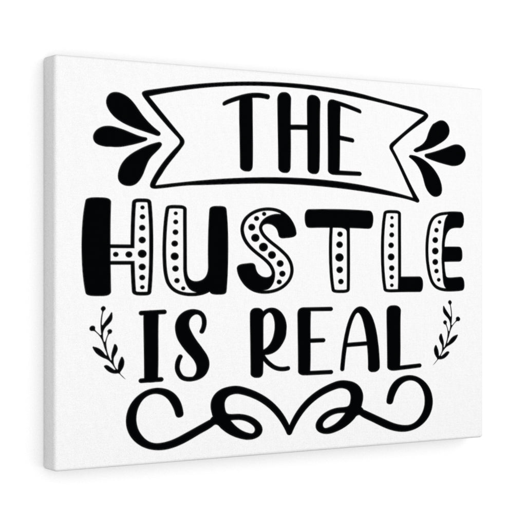 Scripture Walls Inspirational Wall Art The Hustle Is Real Wall Art Motivation Wall Decor for Home Office Gym Inspiring Success Quote Print Ready to Hang Unframed-Express Your Love Gifts