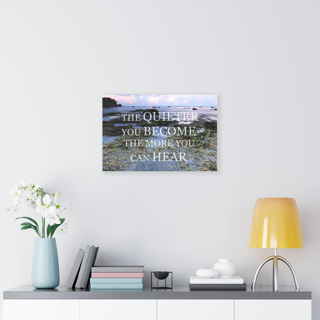 Scripture Walls Inspirational Wall Art The More You Can Hear Motivational Print Ready to Hang Artwork Unframed-Express Your Love Gifts