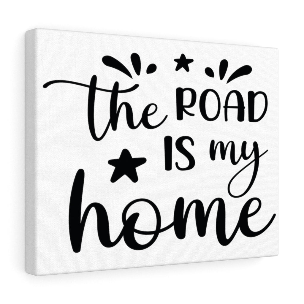 Scripture Walls Inspirational Wall Art The Road Is My Home Wall Art Motivation Wall Decor for Home Office Gym Inspiring Success Quote Print Ready to Hang Unframed-Express Your Love Gifts