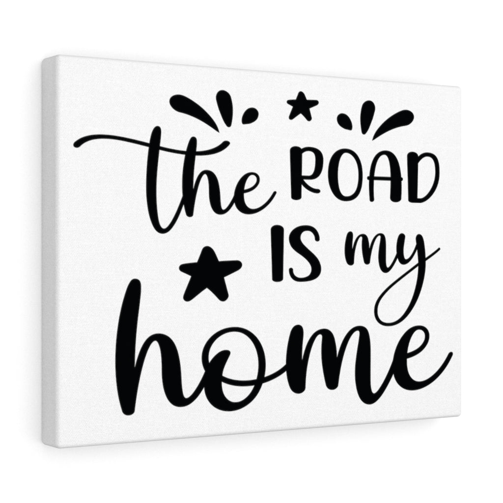 Scripture Walls Inspirational Wall Art The Road Is My Home Wall Art Motivation Wall Decor for Home Office Gym Inspiring Success Quote Print Ready to Hang Unframed-Express Your Love Gifts