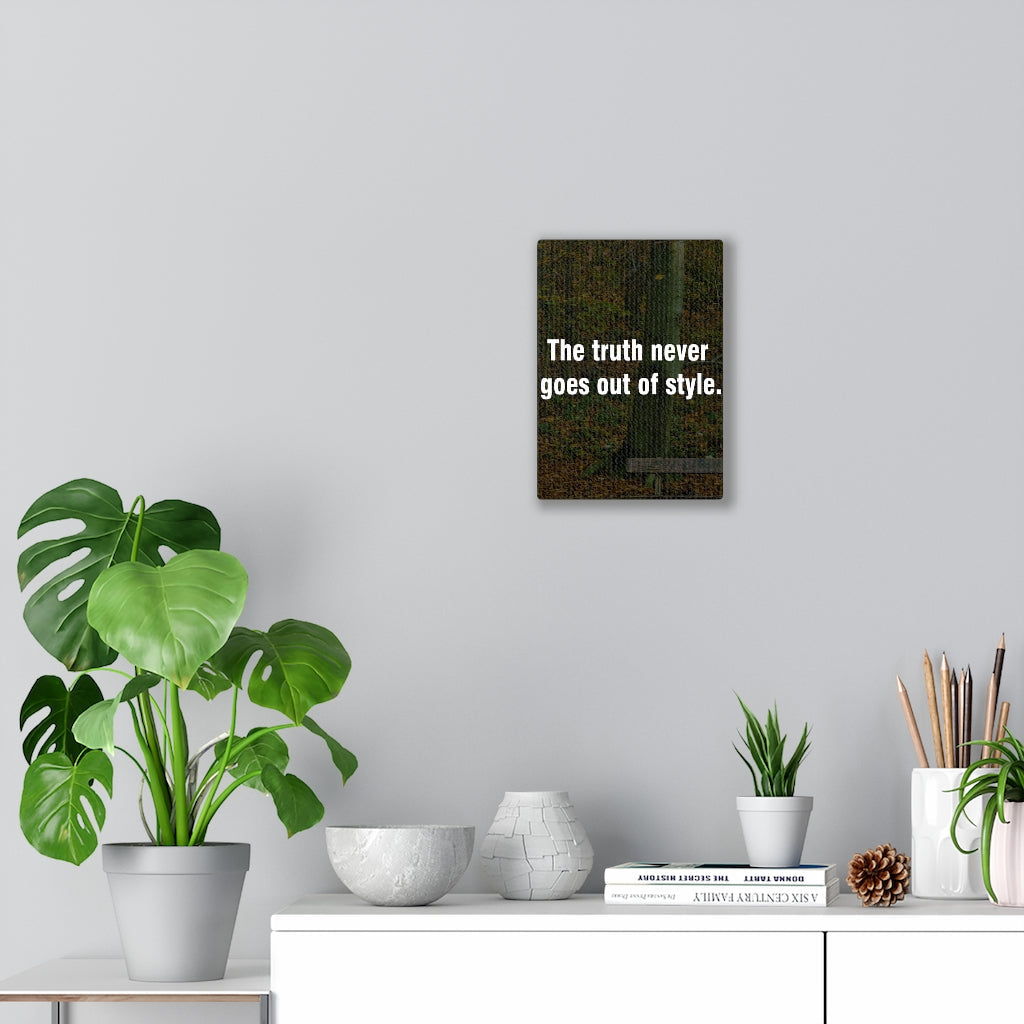 Scripture Walls Inspirational Wall Art The Truth Never Motivational Print Ready to Hang Artwork Unframed-Express Your Love Gifts