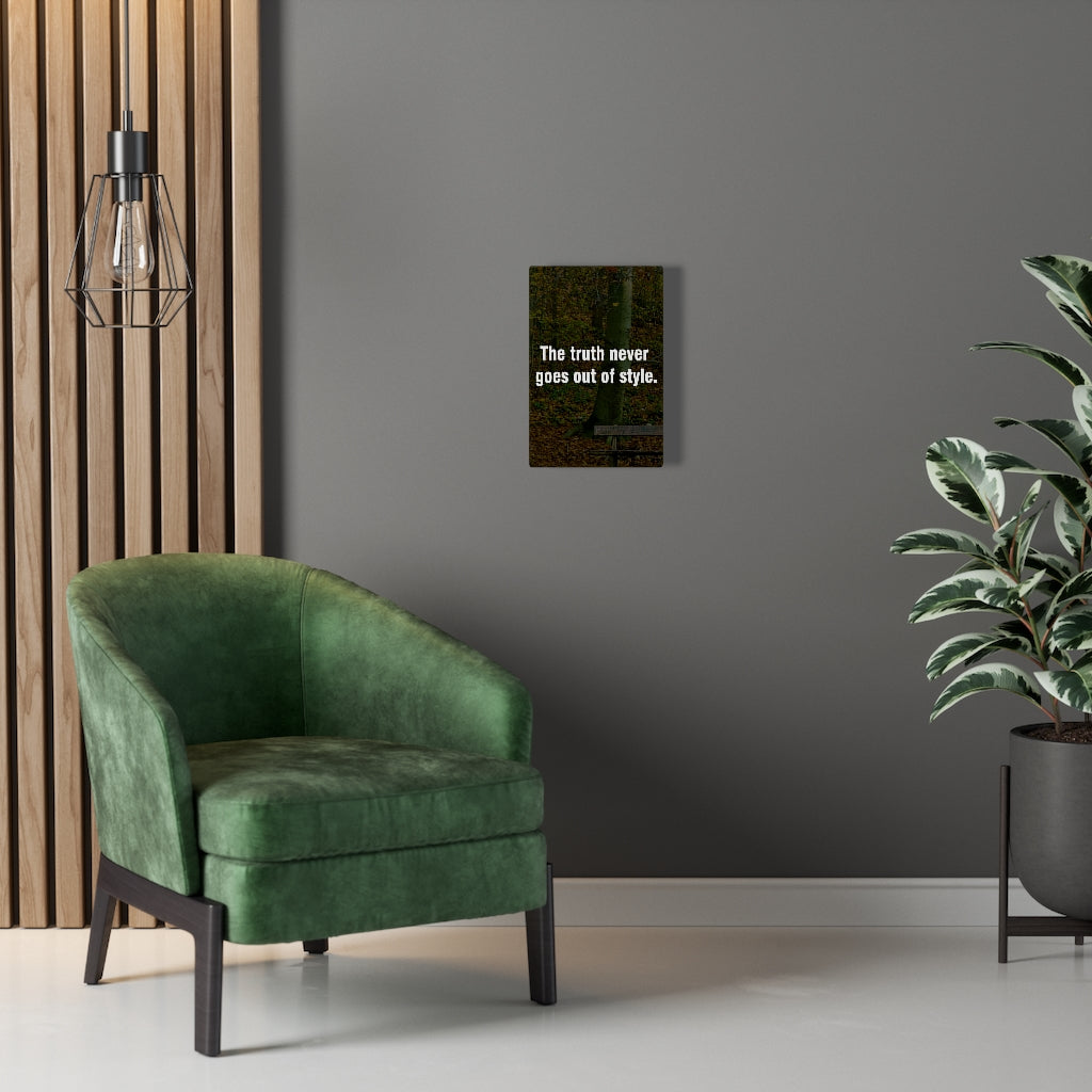 Scripture Walls Inspirational Wall Art The Truth Never Motivational Print Ready to Hang Artwork Unframed-Express Your Love Gifts