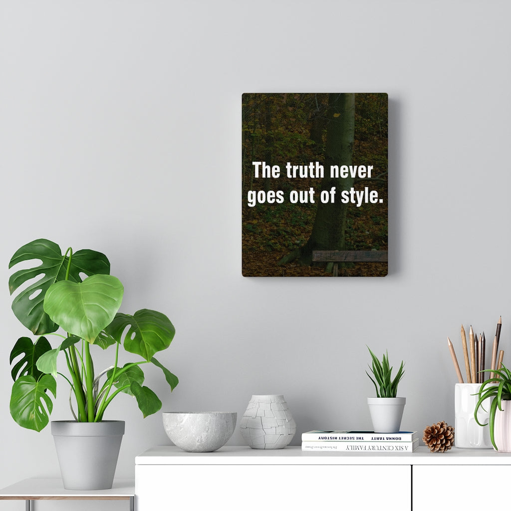Scripture Walls Inspirational Wall Art The Truth Never Motivational Print Ready to Hang Artwork Unframed-Express Your Love Gifts