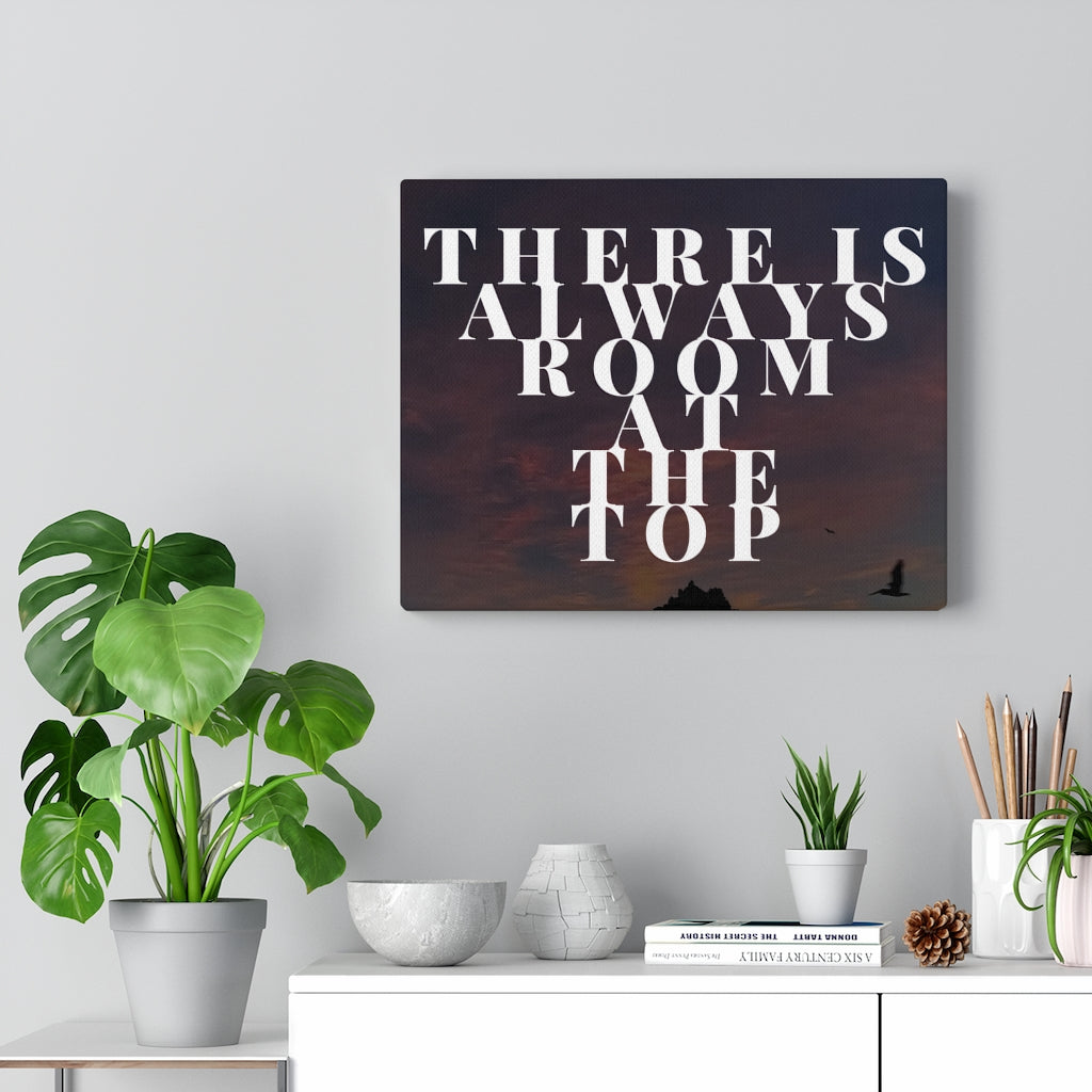 Scripture Walls Inspirational Wall Art There Is Always Room At The Top Motivational Print Ready to Hang Artwork Unframed-Express Your Love Gifts