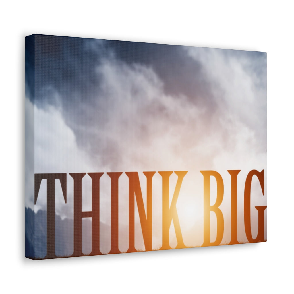 Scripture Walls Inspirational Wall Art Think Big Motivation Wall Decor for Home Office Gym Inspiring Success Quote Print Ready to Hang Unframed-Express Your Love Gifts