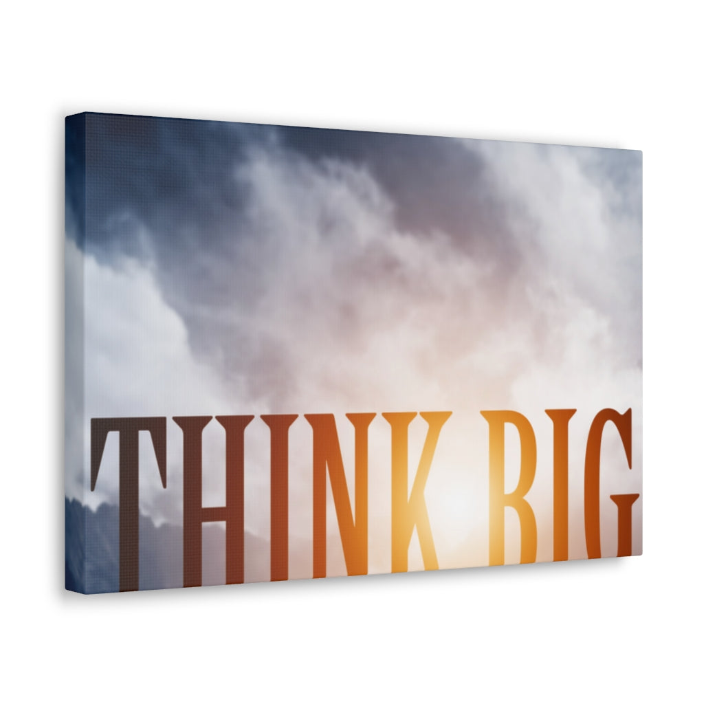 Scripture Walls Inspirational Wall Art Think Big Motivation Wall Decor for Home Office Gym Inspiring Success Quote Print Ready to Hang Unframed-Express Your Love Gifts