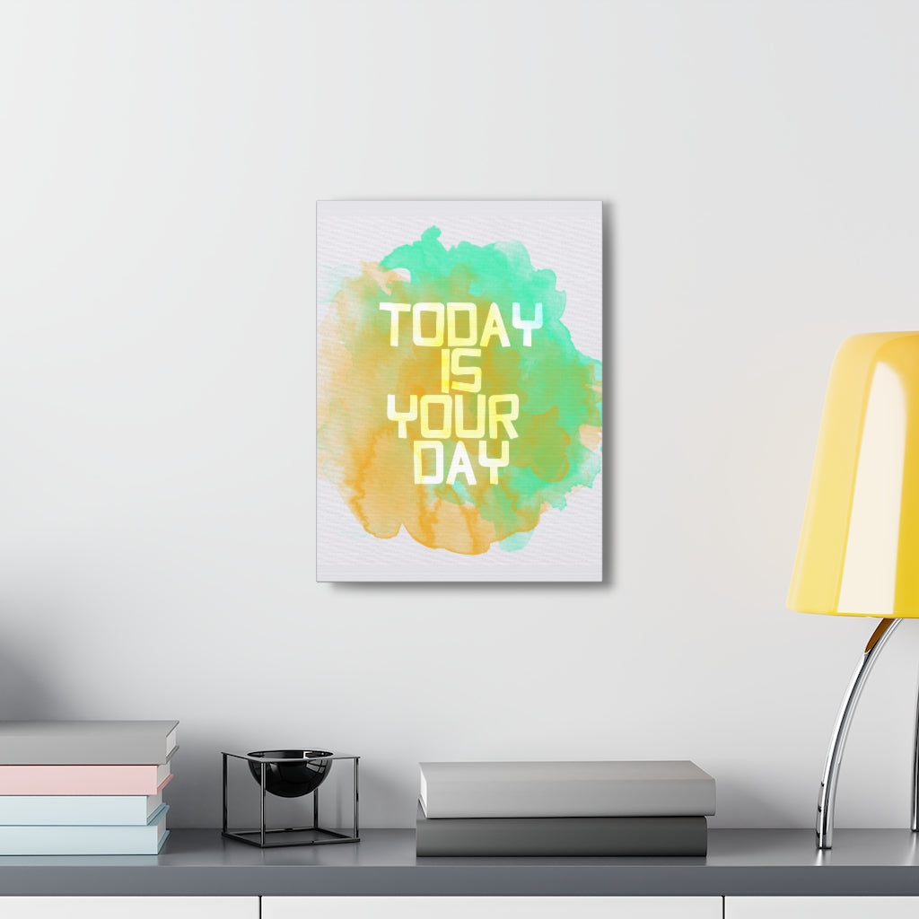 Scripture Walls Inspirational Wall Art Today Is Your Day Motivation Wall Decor for Home Office Gym Inspiring Success Quote Print Ready to Hang Unframed-Express Your Love Gifts