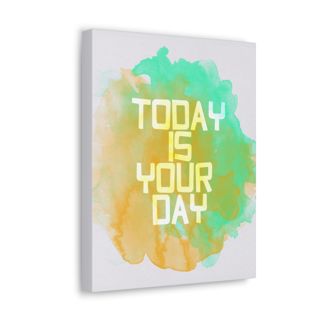 Scripture Walls Inspirational Wall Art Today Is Your Day Motivation Wall Decor for Home Office Gym Inspiring Success Quote Print Ready to Hang Unframed-Express Your Love Gifts