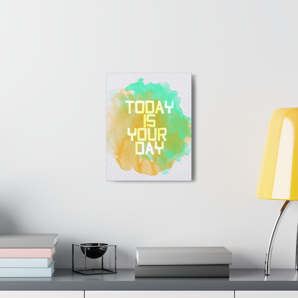 Scripture Walls Inspirational Wall Art Today Is Your Day Motivation Wall Decor for Home Office Gym Inspiring Success Quote Print Ready to Hang Unframed-Express Your Love Gifts