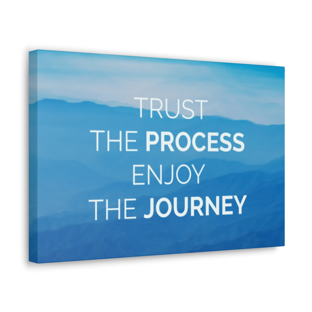 Scripture Walls Inspirational Wall Art Trust The Process Enjoy The Journey Motivational Print Ready to Hang Artwork Unframed-Express Your Love Gifts